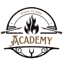 The logo of Dark Flame Academy.